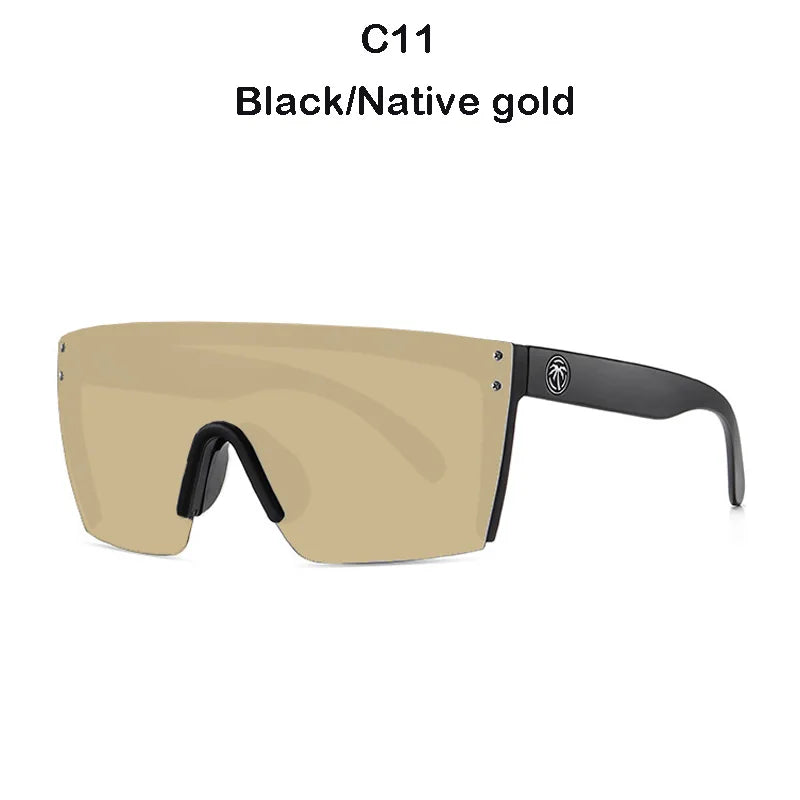 NEUE Hochwertige Luxus Heat Wave Sonnenbrille – Quadratische, verbundene Gläser, Gradient UV400 Brille für Damen & Herren