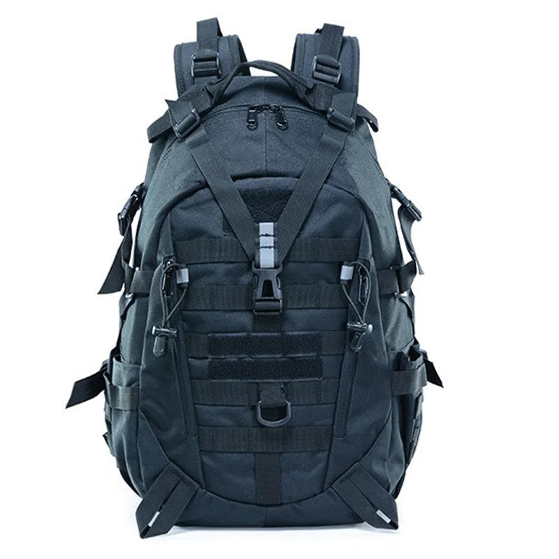 40L Camping Backpack, Tactical Molle Rucksack, Reflective Hiking & Fishing Bag