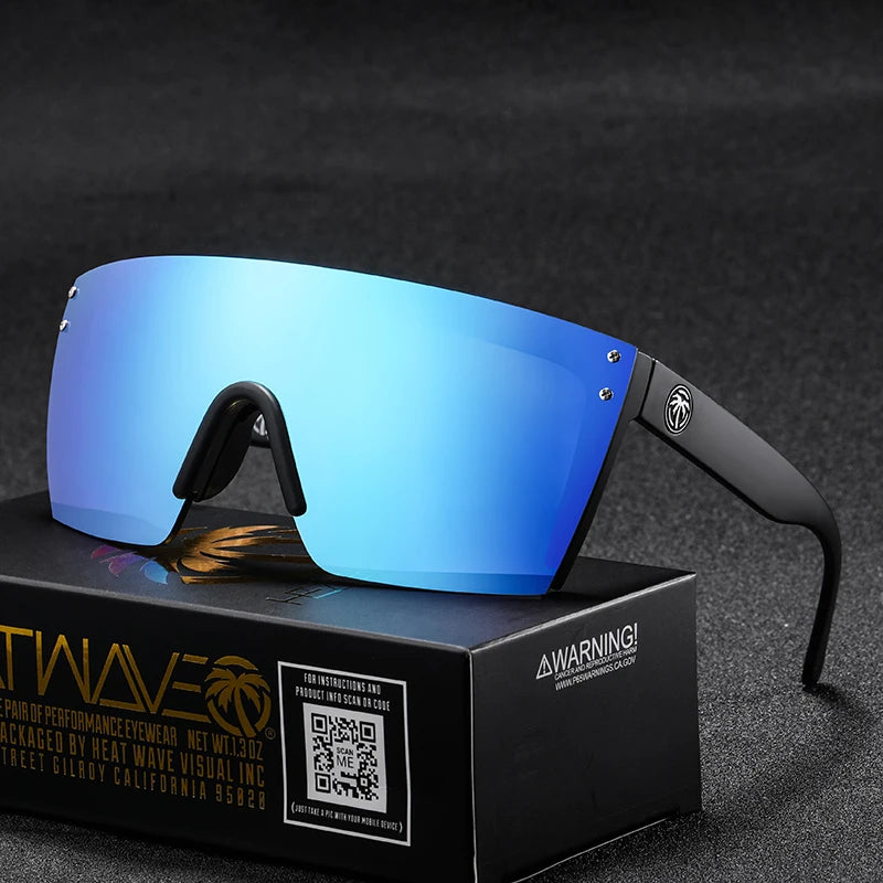 NEUE Hochwertige Luxus Heat Wave Sonnenbrille – Quadratische, verbundene Gläser, Gradient UV400 Brille für Damen & Herren