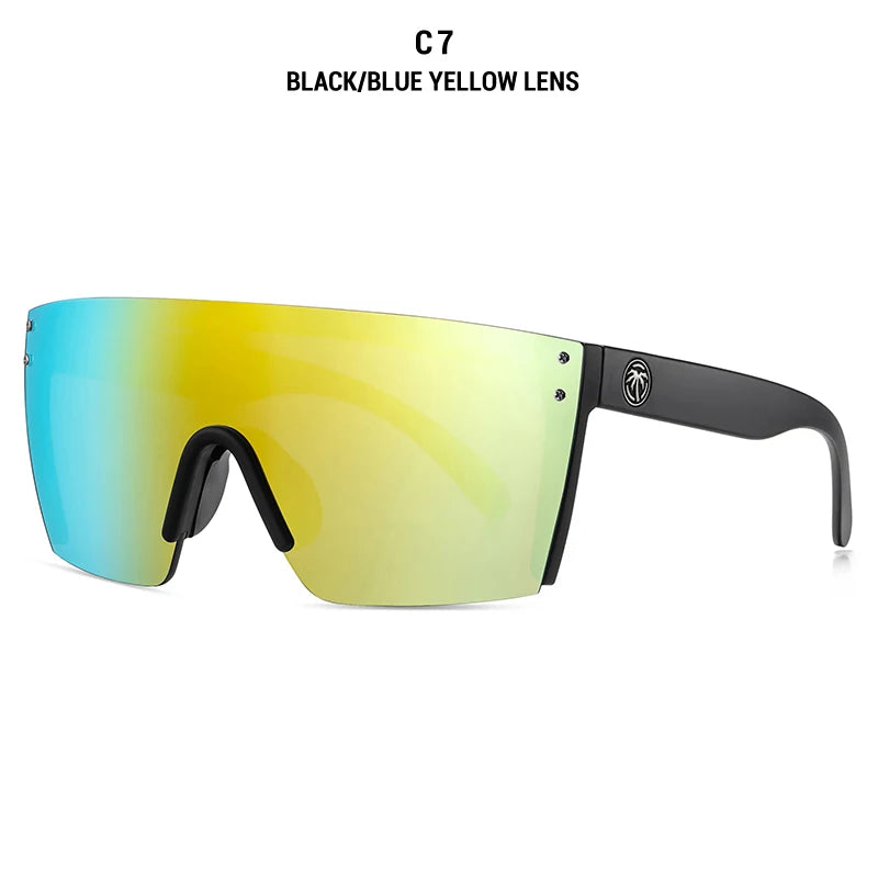 NEUE Hochwertige Luxus Heat Wave Sonnenbrille – Quadratische, verbundene Gläser, Gradient UV400 Brille für Damen & Herren