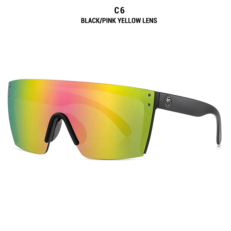 NEUE Hochwertige Luxus Heat Wave Sonnenbrille – Quadratische, verbundene Gläser, Gradient UV400 Brille für Damen & Herren