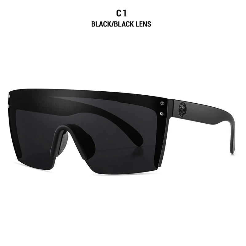 NEUE Hochwertige Luxus Heat Wave Sonnenbrille – Quadratische, verbundene Gläser, Gradient UV400 Brille für Damen & Herren