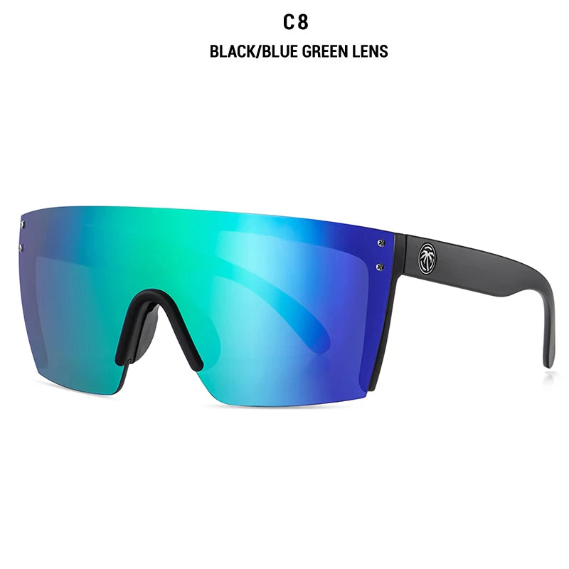 NEUE Hochwertige Luxus Heat Wave Sonnenbrille – Quadratische, verbundene Gläser, Gradient UV400 Brille für Damen & Herren