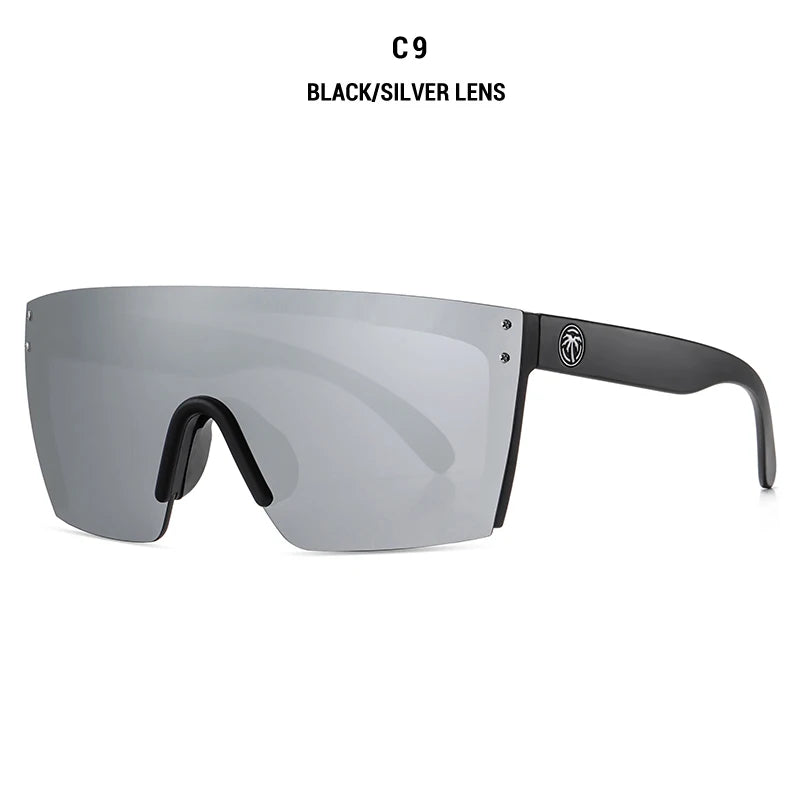 NEUE Hochwertige Luxus Heat Wave Sonnenbrille – Quadratische, verbundene Gläser, Gradient UV400 Brille für Damen & Herren