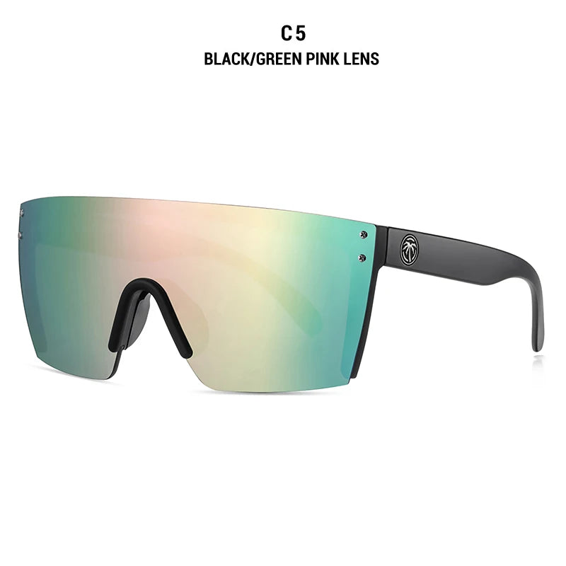 NEUE Hochwertige Luxus Heat Wave Sonnenbrille – Quadratische, verbundene Gläser, Gradient UV400 Brille für Damen & Herren