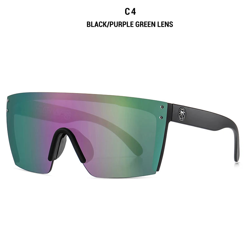 NEUE Hochwertige Luxus Heat Wave Sonnenbrille – Quadratische, verbundene Gläser, Gradient UV400 Brille für Damen & Herren