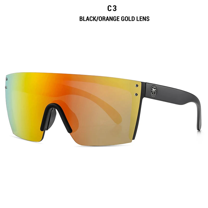 NEUE Hochwertige Luxus Heat Wave Sonnenbrille – Quadratische, verbundene Gläser, Gradient UV400 Brille für Damen & Herren