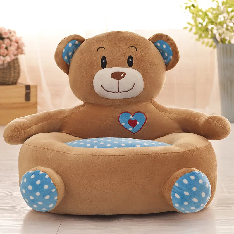 Kinder Cartoon Beanbag Sessel mit Bezug, Ohne Füllung, Flauschiger Gaming Stuhl