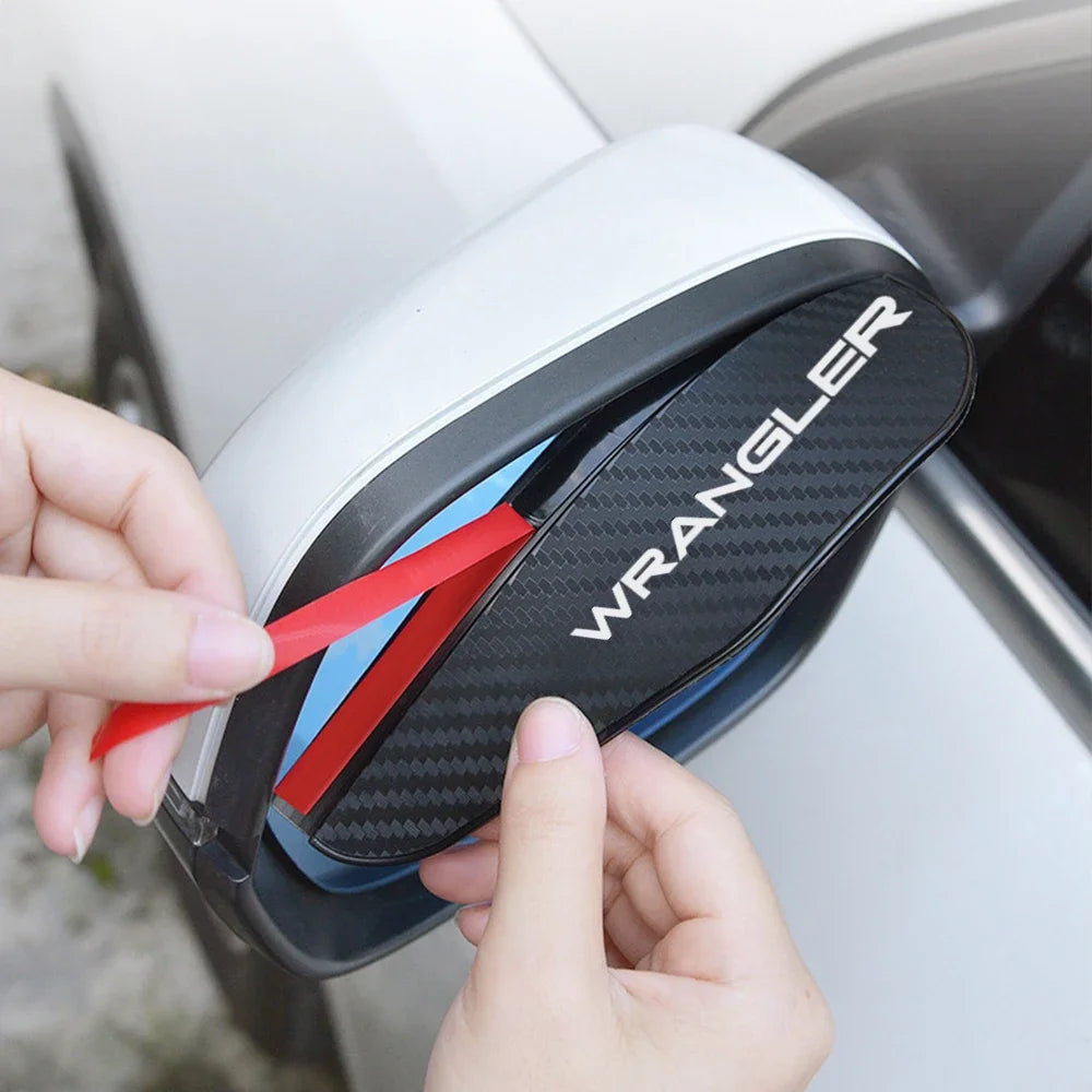 Regenabweiser-Abdeckung für Auto-Rückspiegel, passend für Jeep Renegade, Wrangler, Cherokee, Compass und mehr