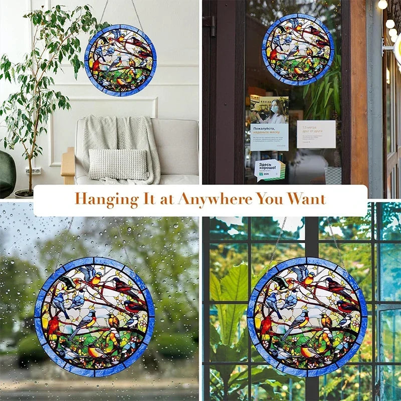 Charmantes Auge des Bösen Acryl-Sonnengfänger – Runde Wanddeko für Wohnzimmer, Geschenkidee