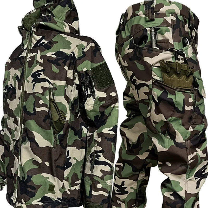 2025 Winter Outfit – Wind- und wasserdichte Softshell Jagd- und Skianzug