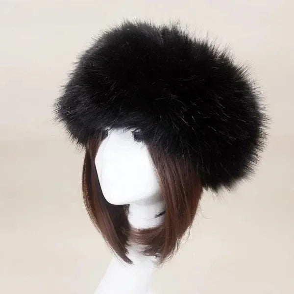 Flauschiges Winter-Haarband