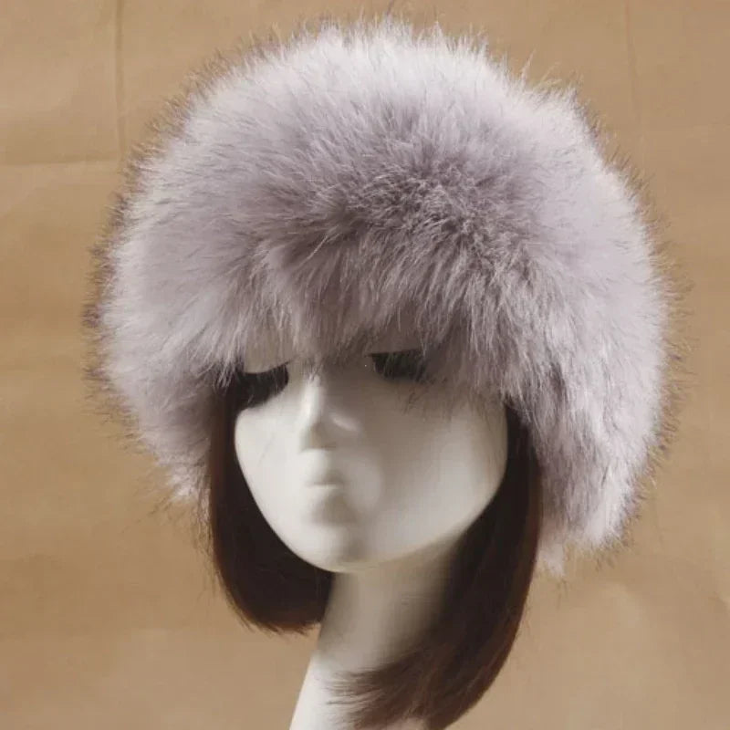 Flauschiges Winter-Haarband