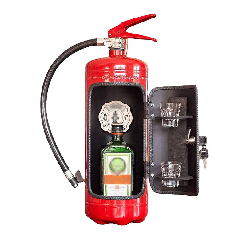 Mini Bar Weinschrank Feuerlöscher-Form Dekoration