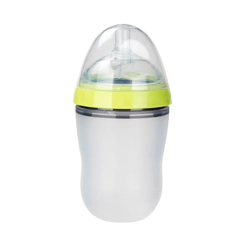 150ml/240ml Nano-Silikon-Babyflasche – Brustähnlich, Weich, Farboptionen