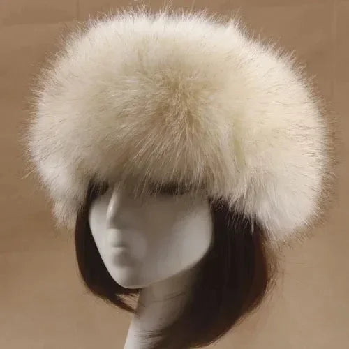 Flauschiges Winter-Haarband