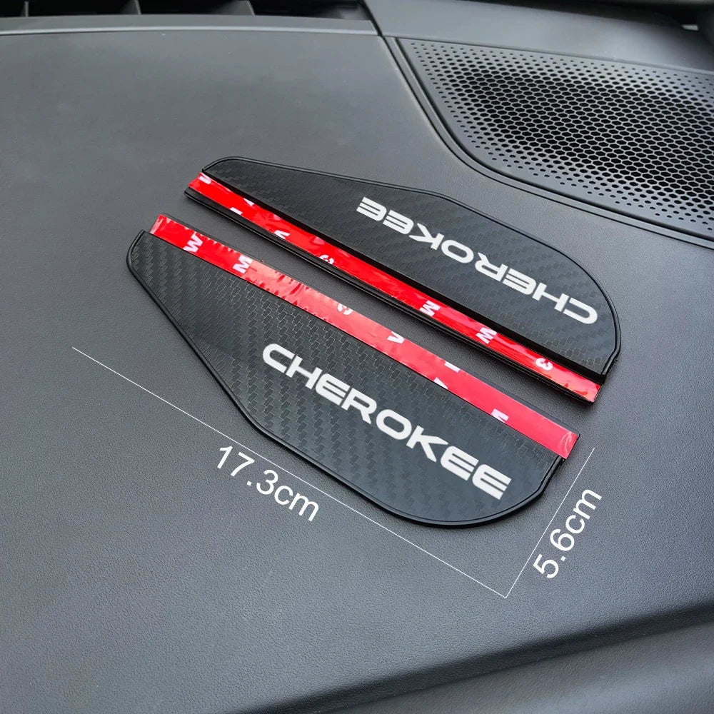 Regenabweiser-Abdeckung für Auto-Rückspiegel, passend für Jeep Renegade, Wrangler, Cherokee, Compass und mehr