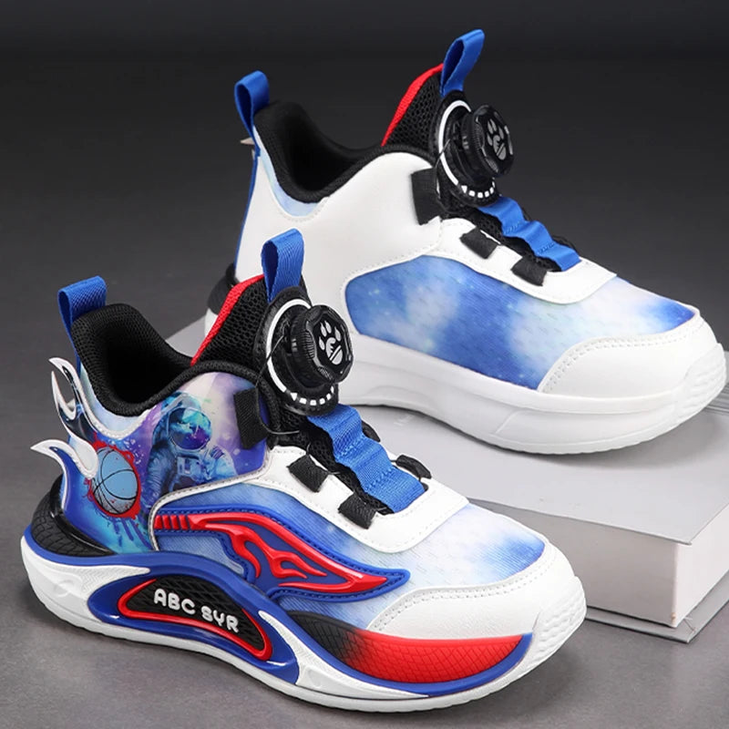 Hochwertige Kinder Sneakers mit Drehverschluss – Rutschfest & Strapazierfähig