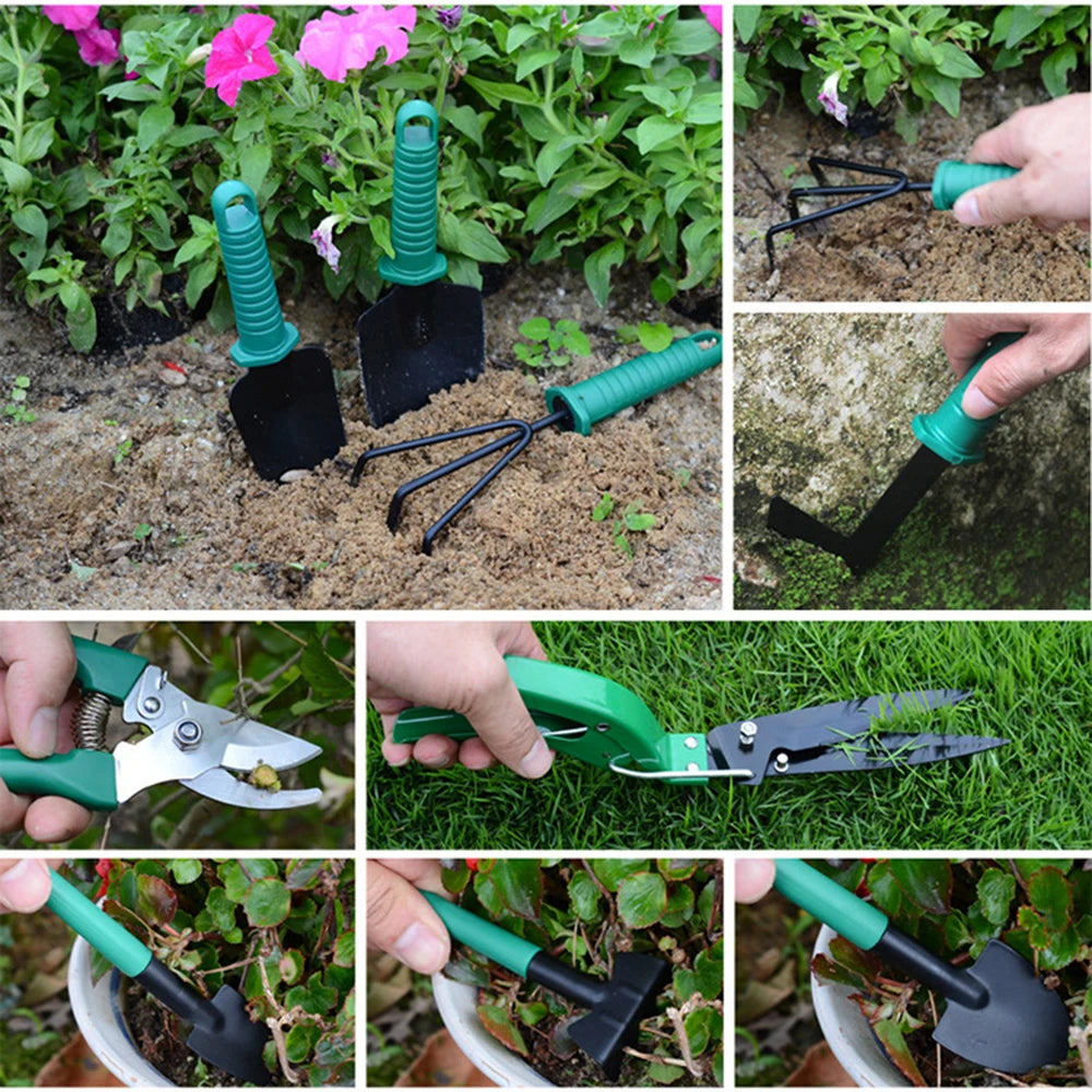 Gartenwerkzeug-Set für Pflanzenpflege und Blumentöpfe