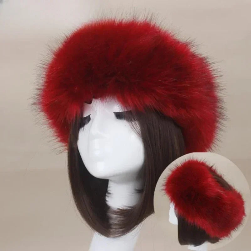 Flauschiges Winter-Haarband