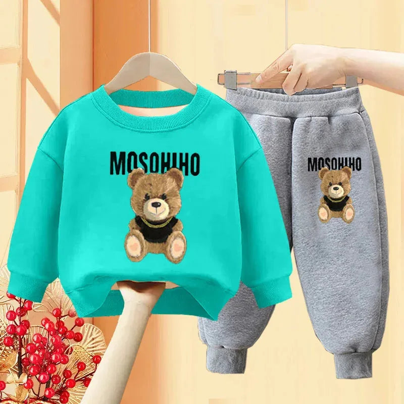 Frühling/Herbst Set für Mutter und Kind – Mode Outfits mit Hoodie und Hose