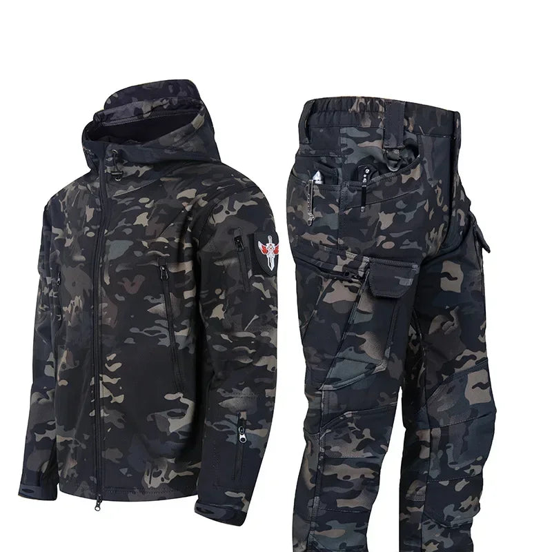 2025 Winter Outfit – Wind- und wasserdichte Softshell Jagd- und Skianzug