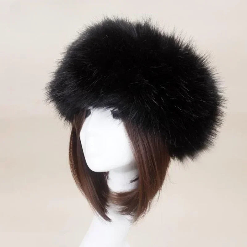 Flauschiges Winter-Haarband