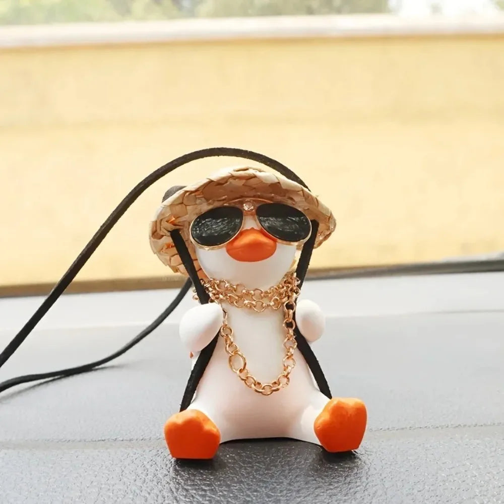 1 Stück Autoanhänger Niedliches Anime Enten-Schwingen Dekoration