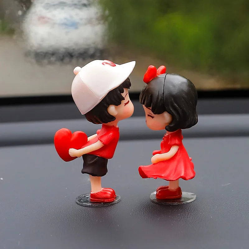 Auto Zubehör Kawaii Paar Figuren Luftballon Dekoration
