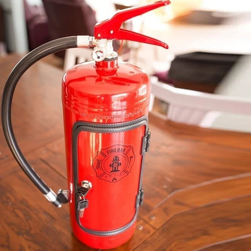 Mini Bar Weinschrank Feuerlöscher-Form Dekoration