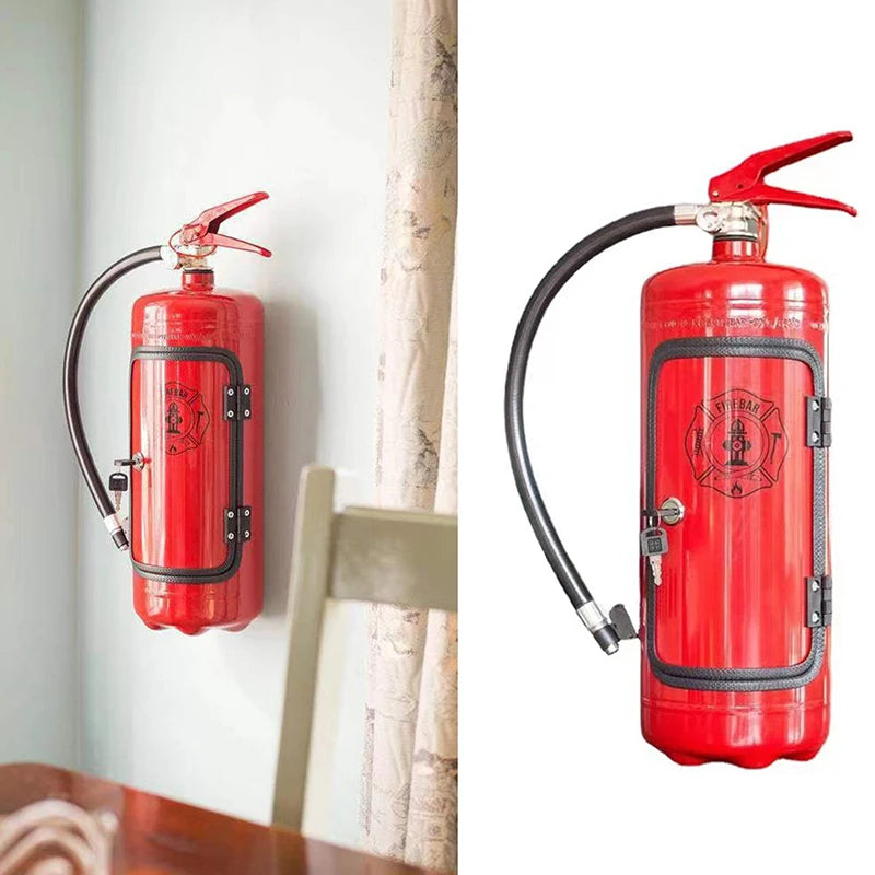 Mini Bar Weinschrank Feuerlöscher-Form Dekoration