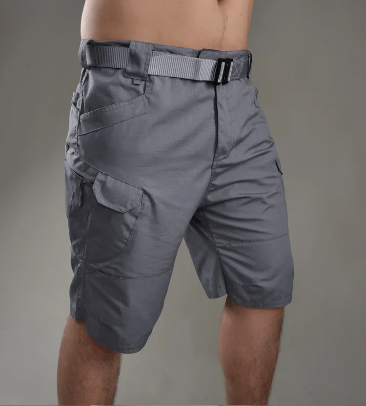 Sommer Herren Cargo Shorts – Kordelzug Taktische Lockere Shorts, Bedruckte Jogging Shorts für Männer