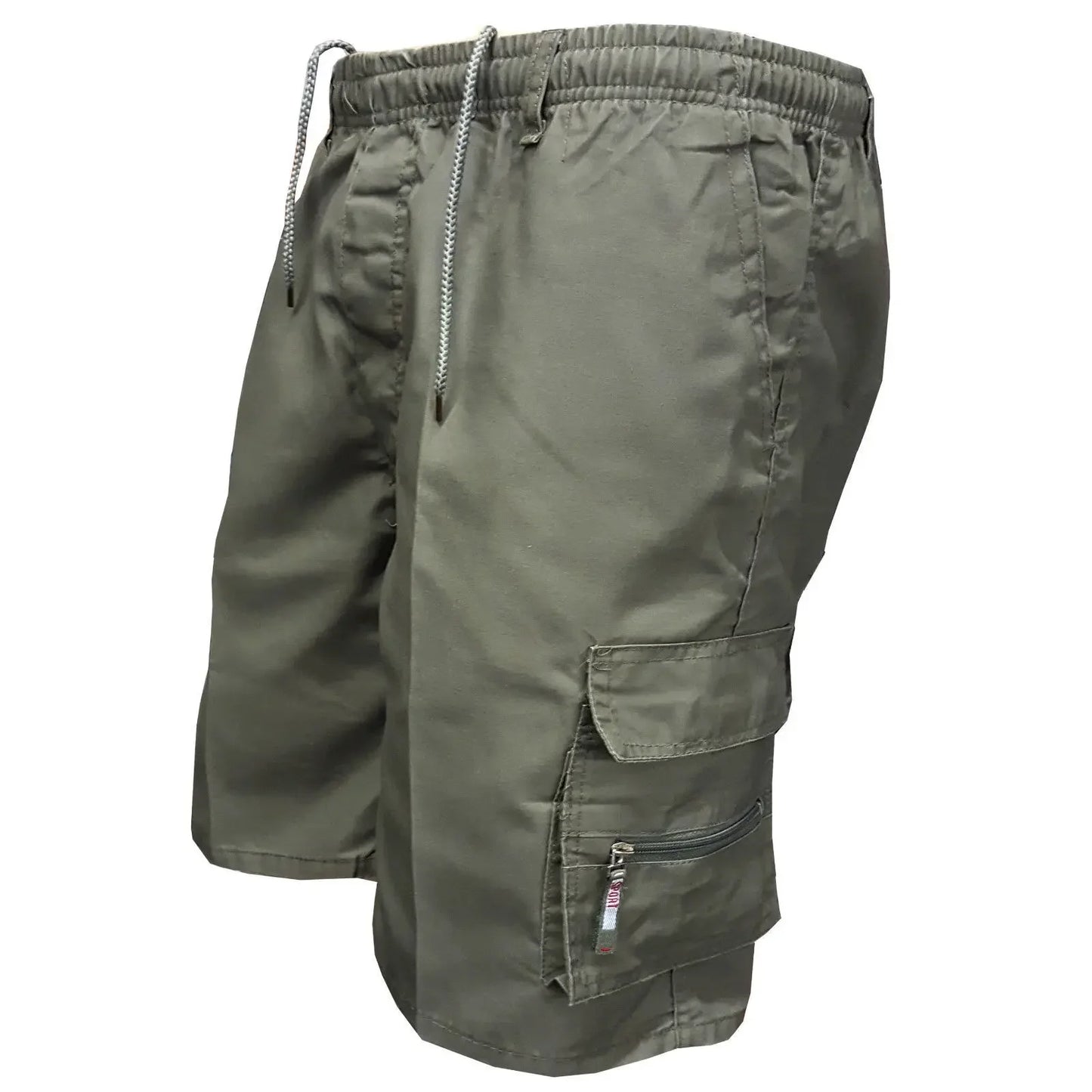 Sommer Herren Cargo Shorts – Kordelzug Taktische Lockere Shorts, Bedruckte Jogging Shorts für Männer