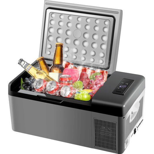 VEVOR 15L Tragbare Auto-Kühlbox – Mini Kompressor-Kühler für Reisen & Camping