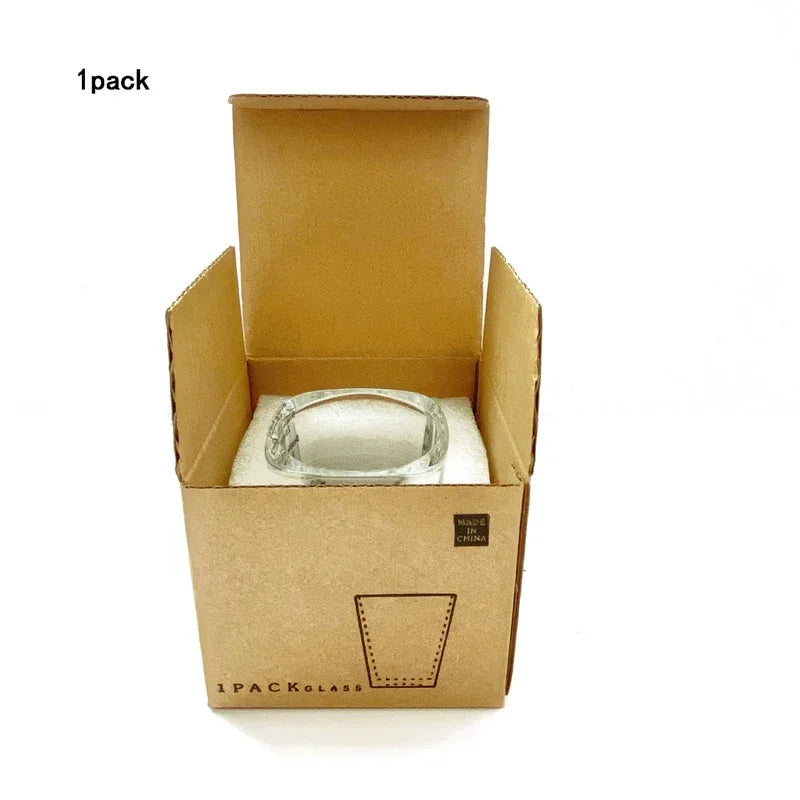60ml Quadratisches Schnapsglas – Doppel-Skala Espresso & Backmessbecher