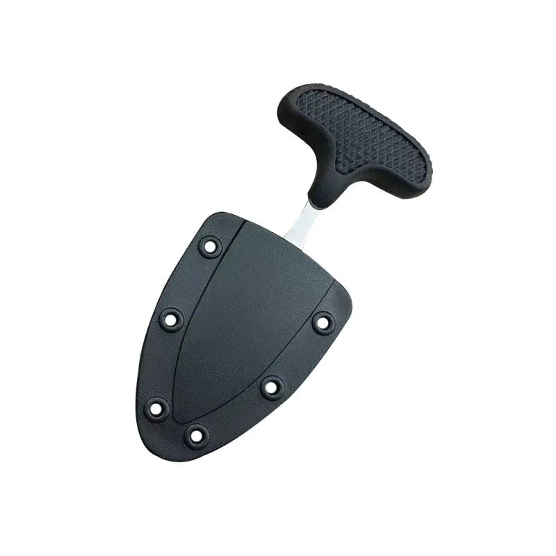Multifunktionaler Halsketten-Schneider – Tragbares schwarzes Hänge-Messer für Camping & Wandern