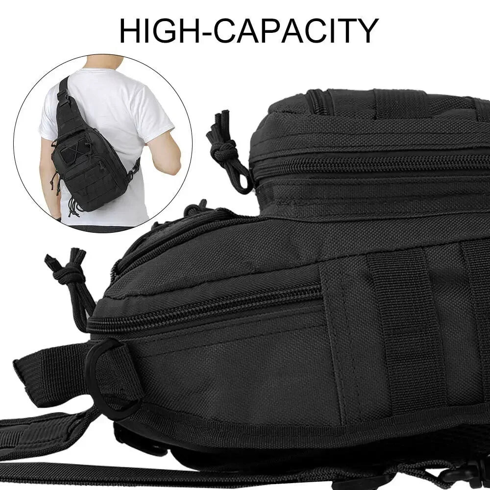 Rucksack für Wandern & Trekking – Taktische Schultertasche für Outdoor, Angeln & Jagd