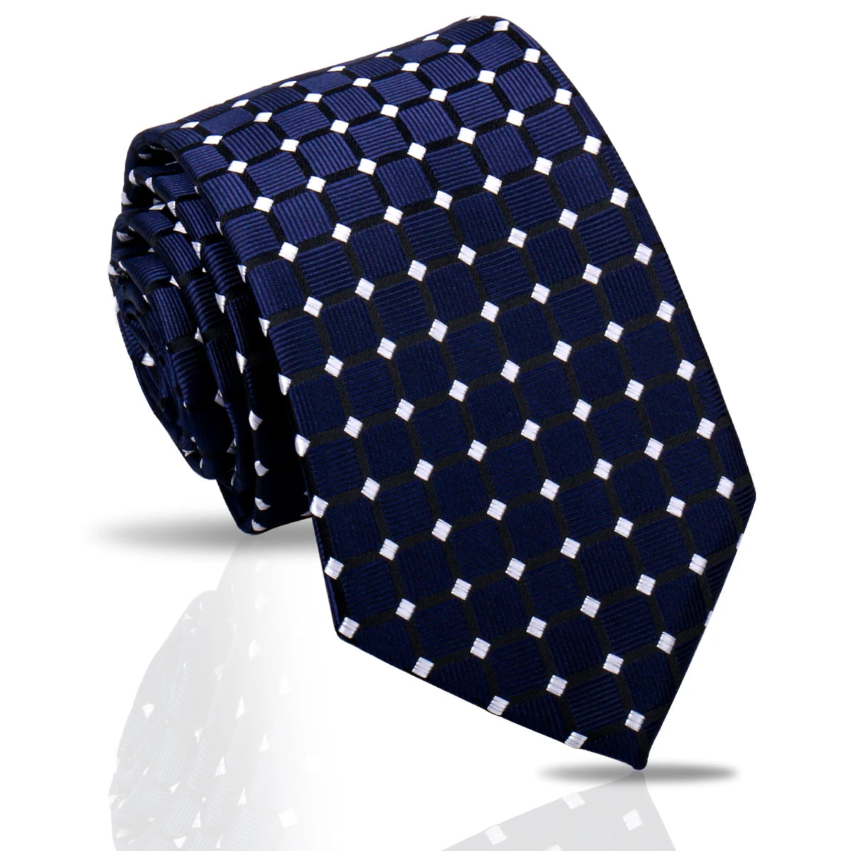 Luxuriöse Herren 7,5 cm Krawatte – Paisley- & Gestreifte Krawatte für Hochzeiten & Arbeitsplatz