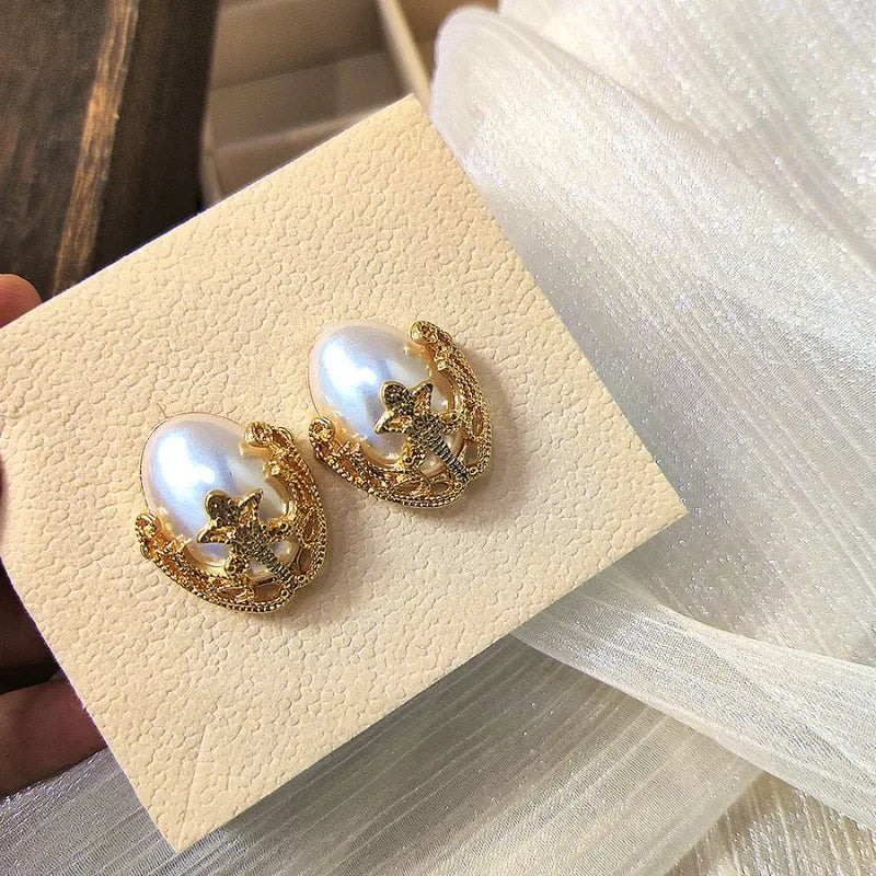 Vintage Perlen Ohrringe für Damen – Elegante Hochzeitsschmuck 2025