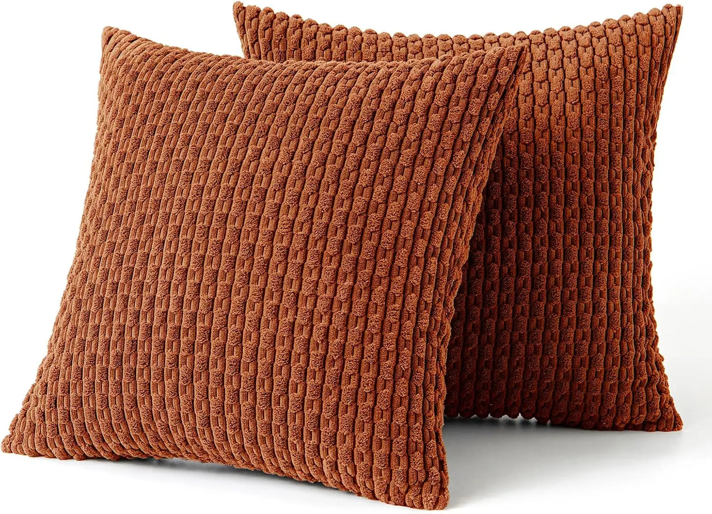 Boho Kord-Kissenbezüge – Herbst Farmhouse Dekor für Sofa & Bett
