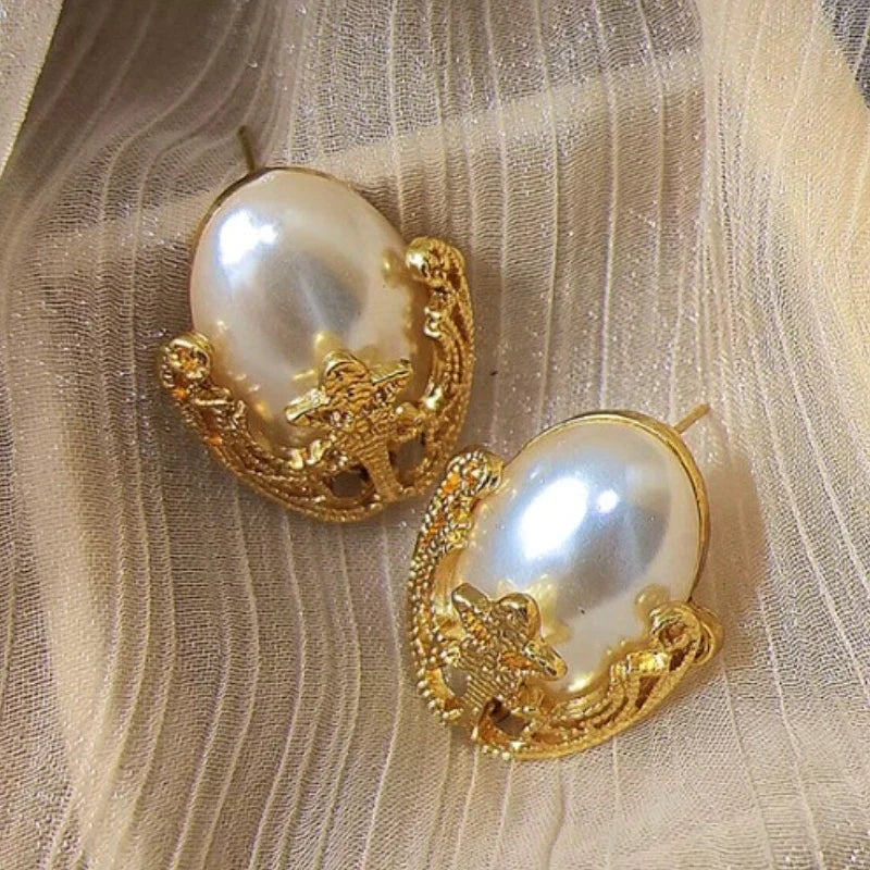 Vintage Perlen Ohrringe für Damen – Elegante Hochzeitsschmuck 2025