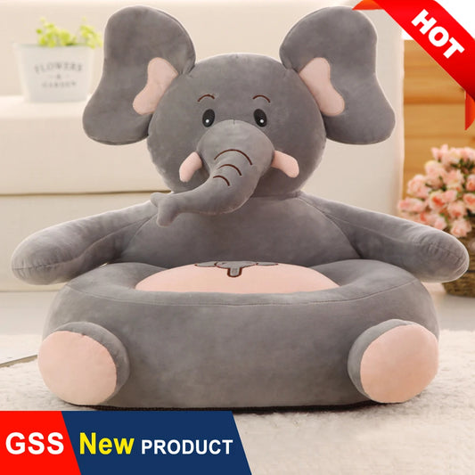 Kinder Cartoon Beanbag Sessel mit Bezug, Ohne Füllung, Flauschiger Gaming Stuhl