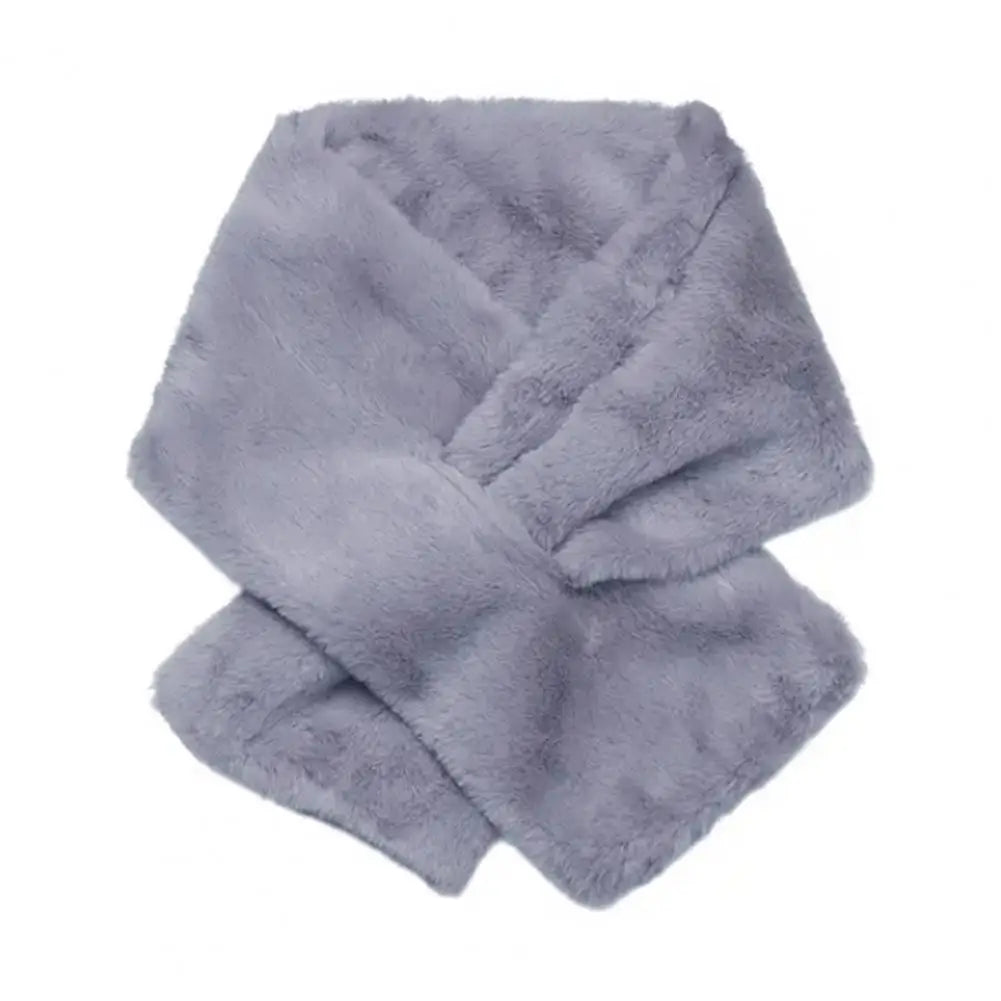 Damen Winter Faux Kaninchenfell Kragen – Wärmender Schal & Accessoire
