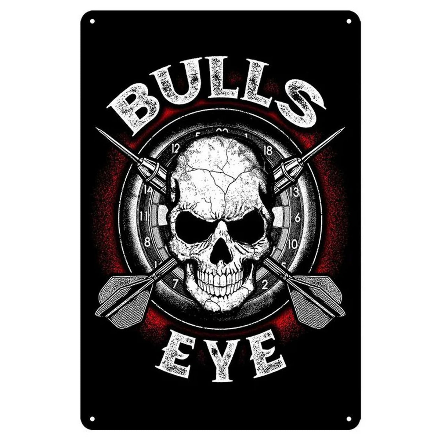 Vintage Darts Metall Schild für Man Cave Bar