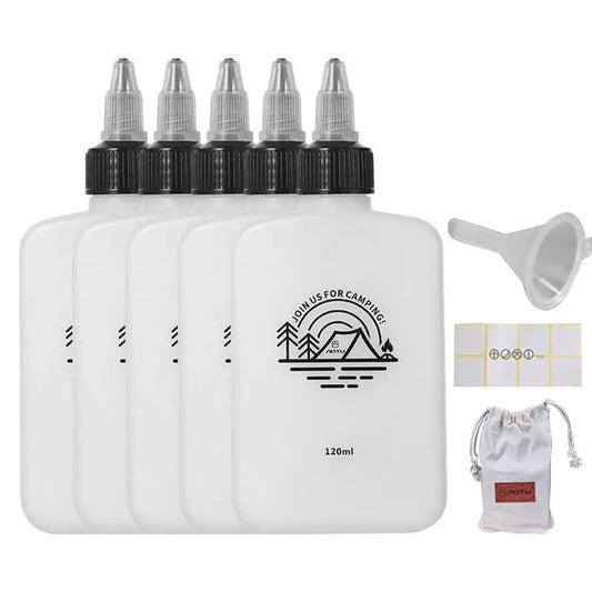 Outdoor Camping 120 ml Ölspenderflasche, auslaufsicheres Essigglas mit Drehverschluss für Kochen & Grillen