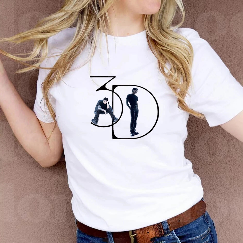 Jungkook 3D Kpop Shirt - Y2K Harajuku Korean Fashion für Frauen