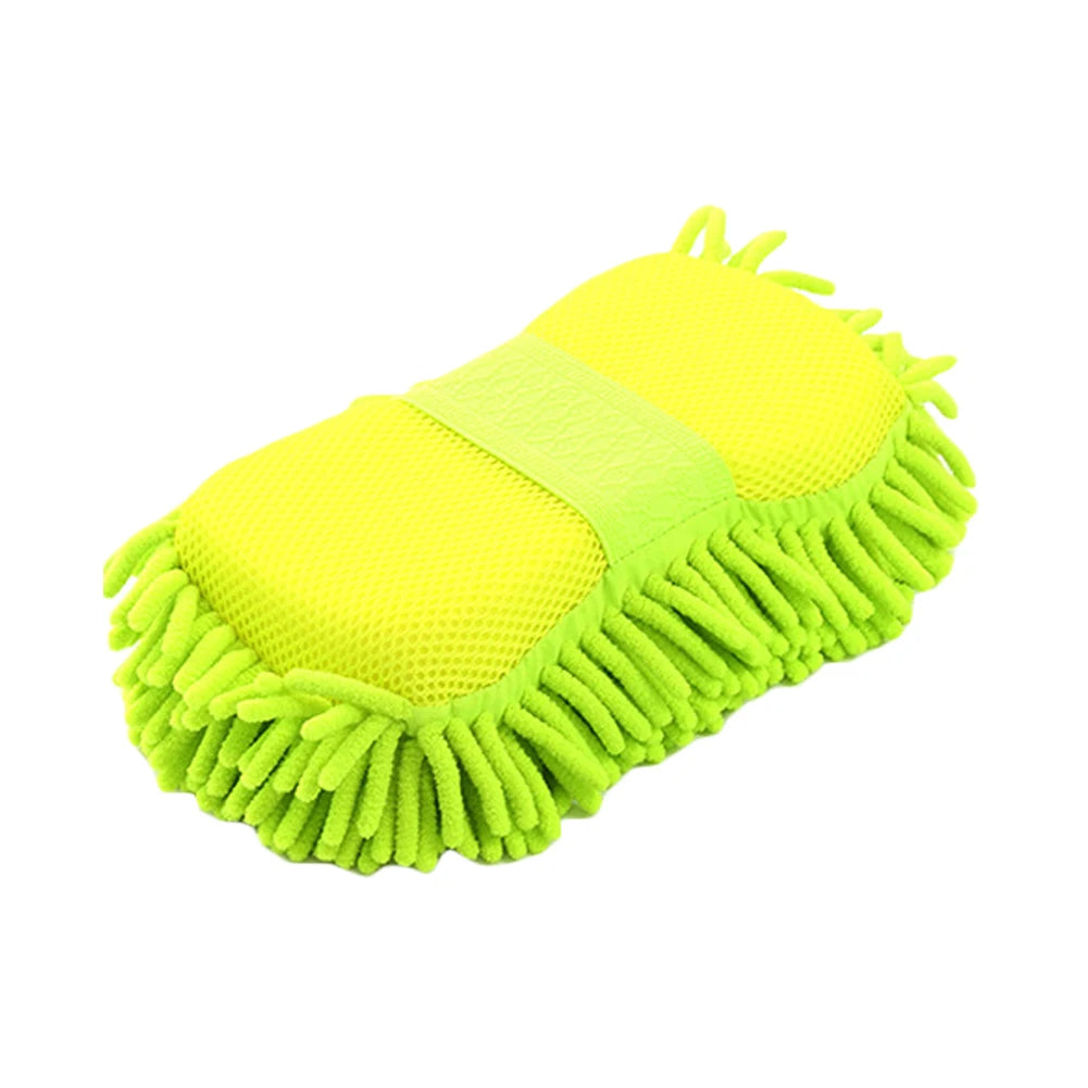 Auto-Wäsche Mikrofaser Chenille-Schwamm, Waschbürstenpad, Handtuch, Auto-Handschuhe, Styling-Zubehör & Gadget.