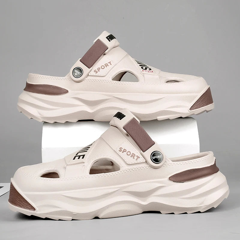 Herren Sandalen Clogs Sommer Outdoor Slipper Größe 45-46
