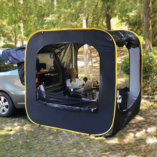 Auto Heckzelt Pop-Up für 4-6 Personen – Wasserdichtes Campingzelt mit Moskitonetz
