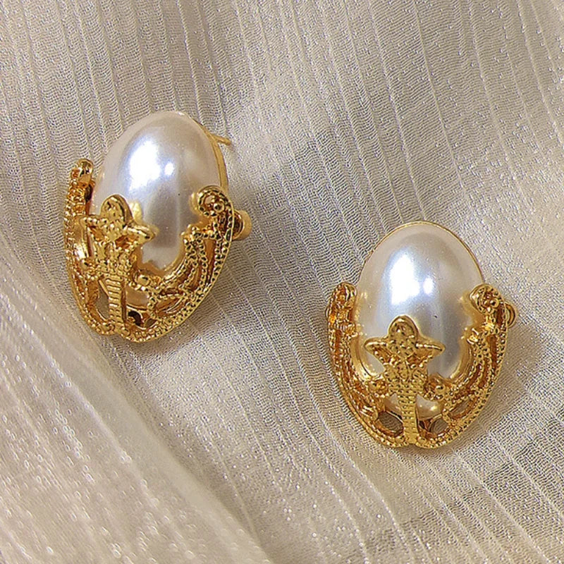 Vintage Perlen Ohrringe für Damen – Elegante Hochzeitsschmuck 2025